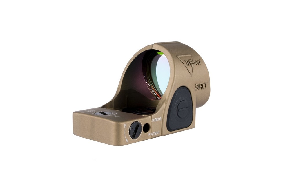 Trijicon SRO Sight Adjustable LED 2.5 MOA Red Dot – Coyote Brown Anodized