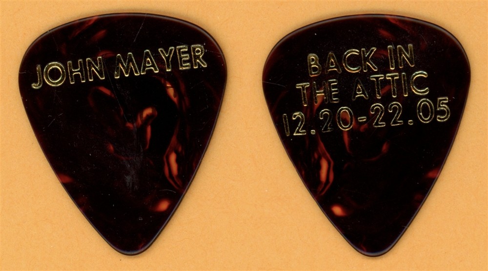 John Mayer Vintage Guitar Pick - 2005 Back In The Attic Tour