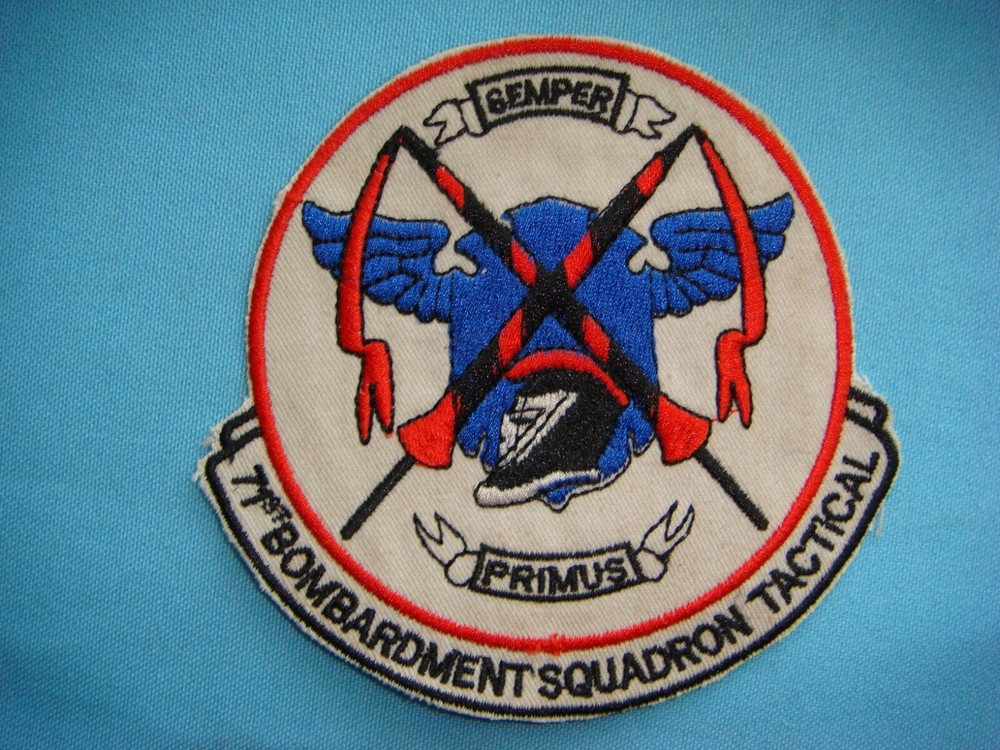 VIETNAM WAR PATCH, US 71st TACTICAL BOMBARDMENT SQUADRON