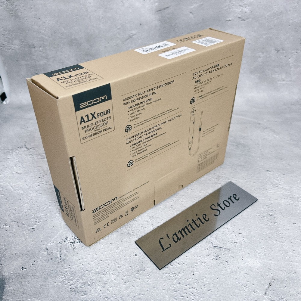 ZOOM A1X FOUR Multi-Effects Processor for Acoustic Processor with pedals JP New