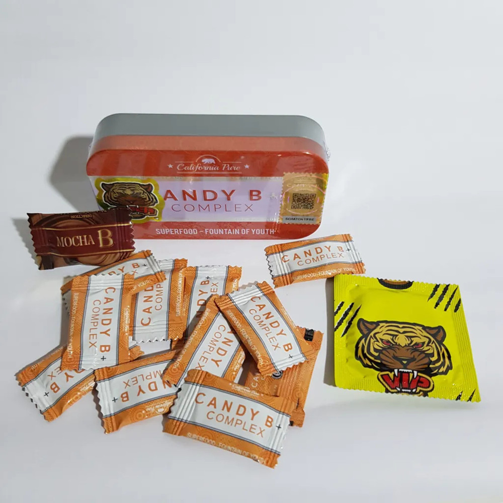 2 X Candy B Complex Tiger for Male Performance 100% Genuine (EXP 2027) BOOST