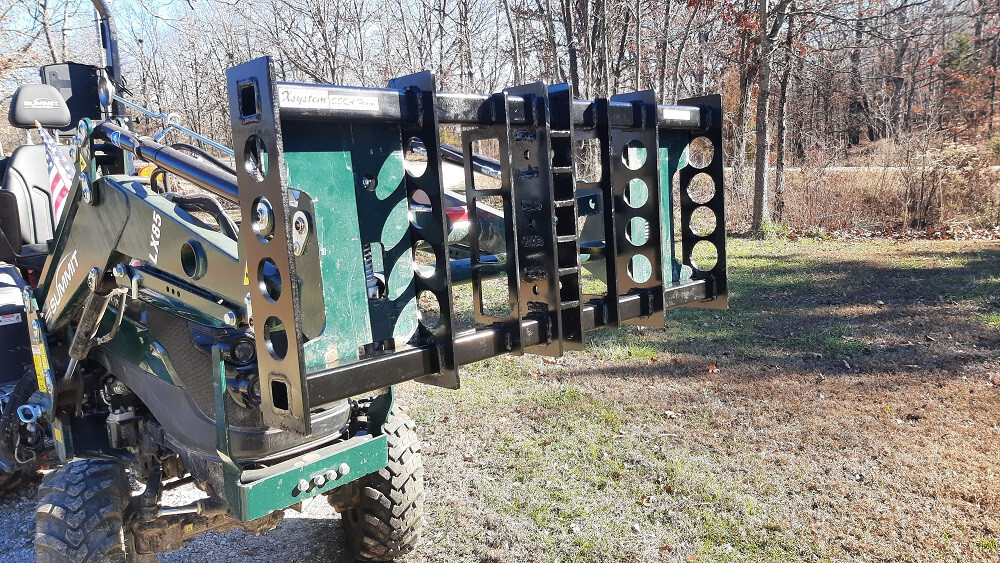 Skid Steer quick attach frame for Xsystem attachments.