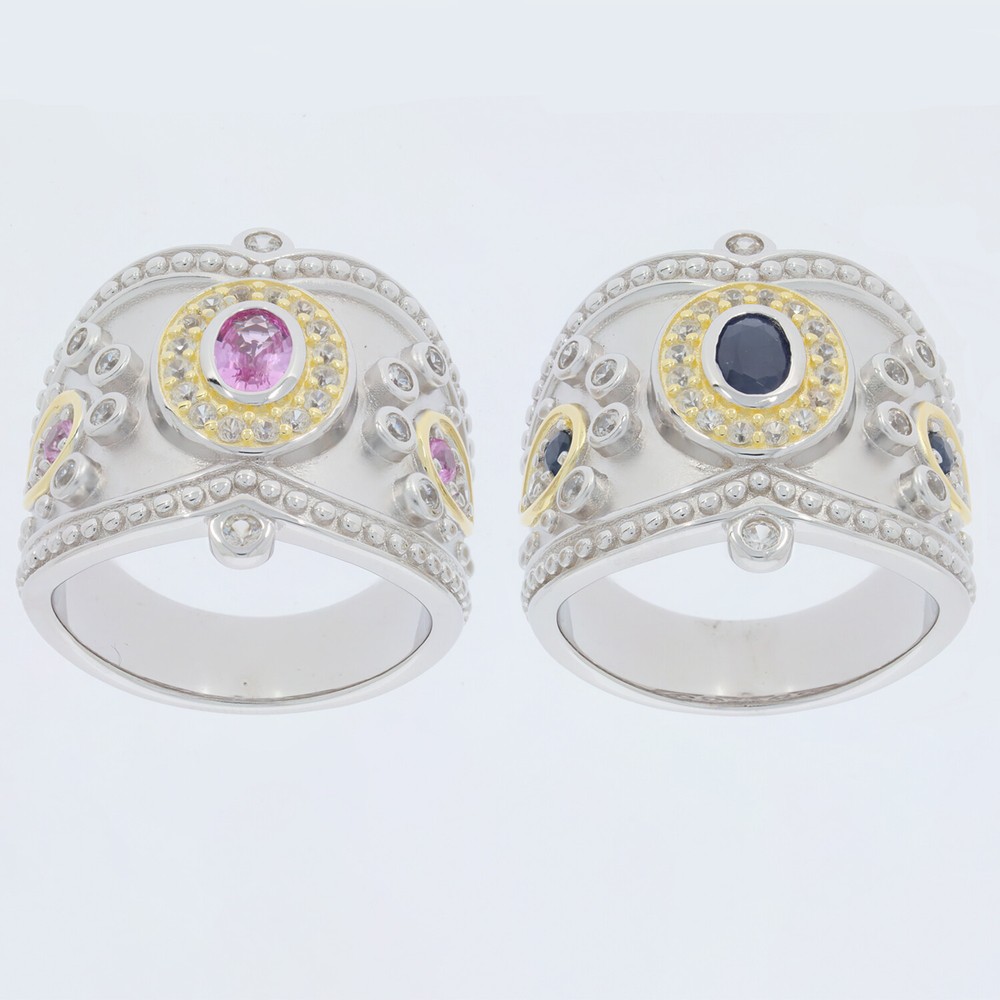 Sterling Silver Semi Mount Ring Setting 6x4 OV