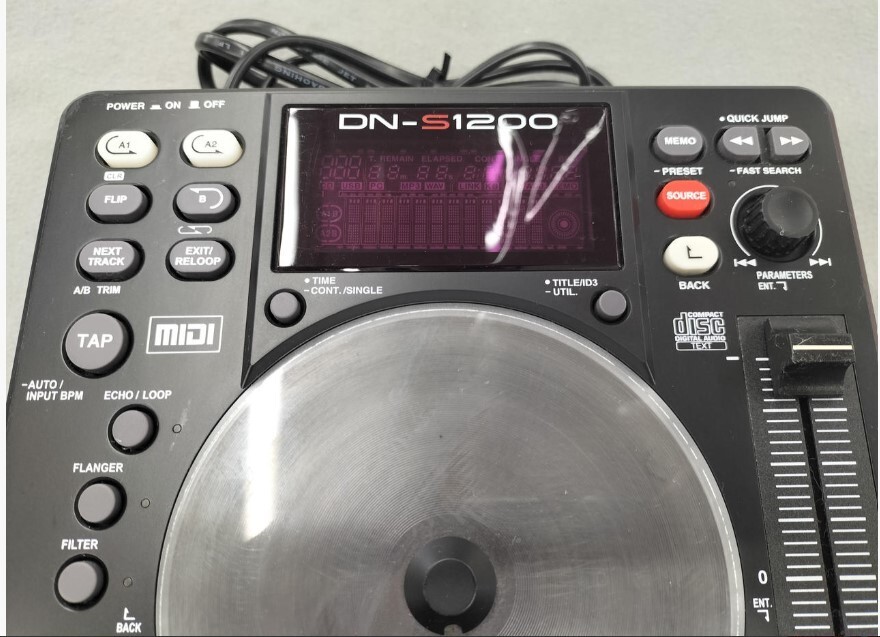 Denon DJ DN-S1200 Single Portable CD/MP3 Player Controller From Japan