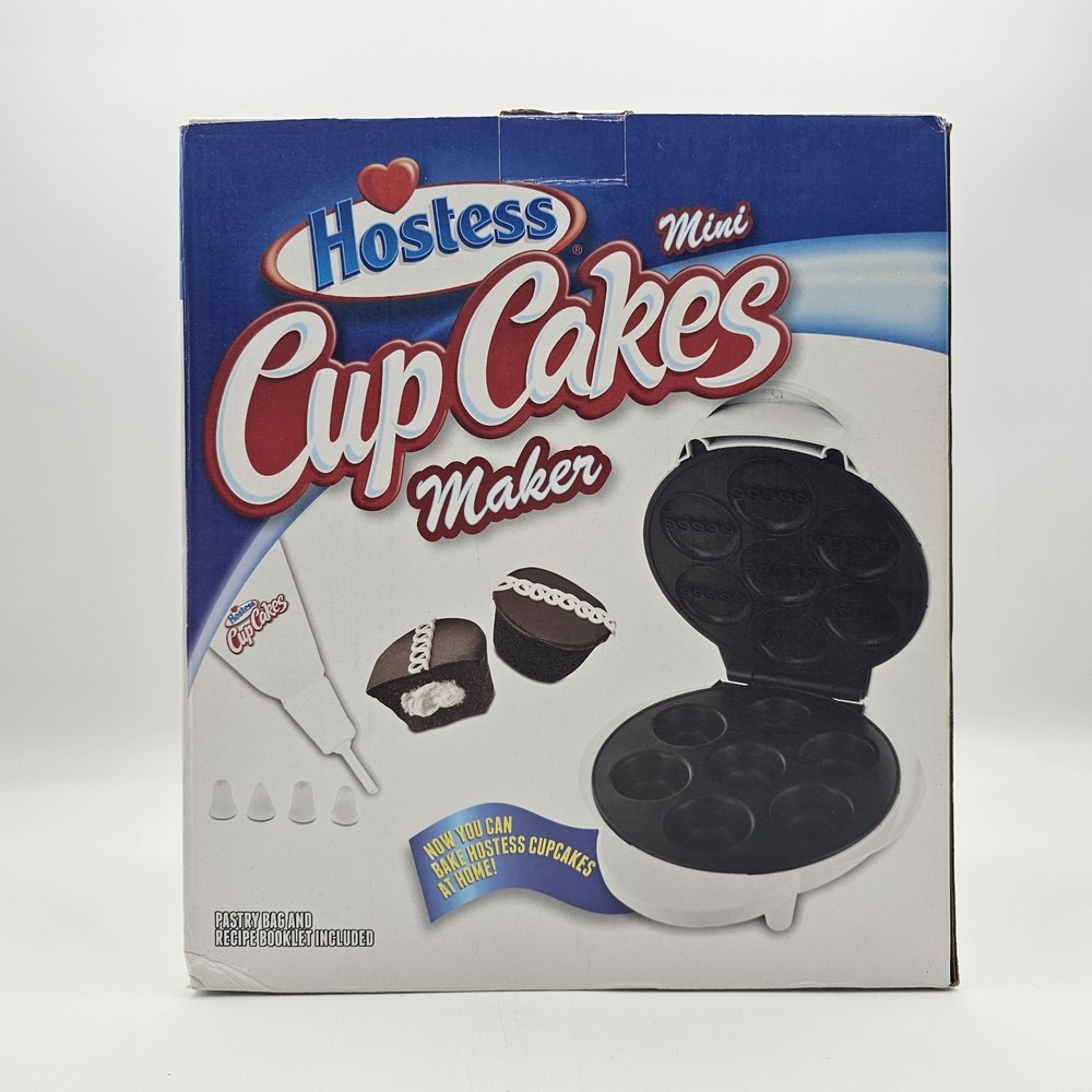 Hostess Mini Cupcakes Maker Baking Machine for Dessert Non Stick OPEN BOX