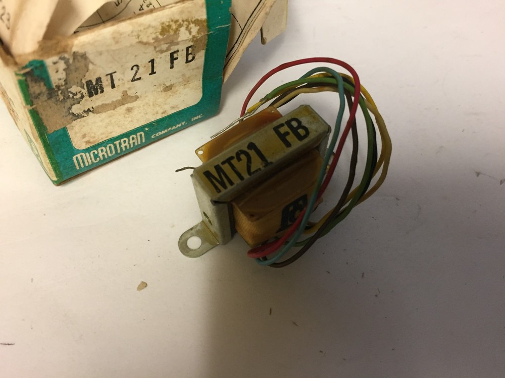 MT21-FB     MICROTRAN PRI 4000 CT   SEC 600 SPLIT  150 OHM TRANSFORMER NOS