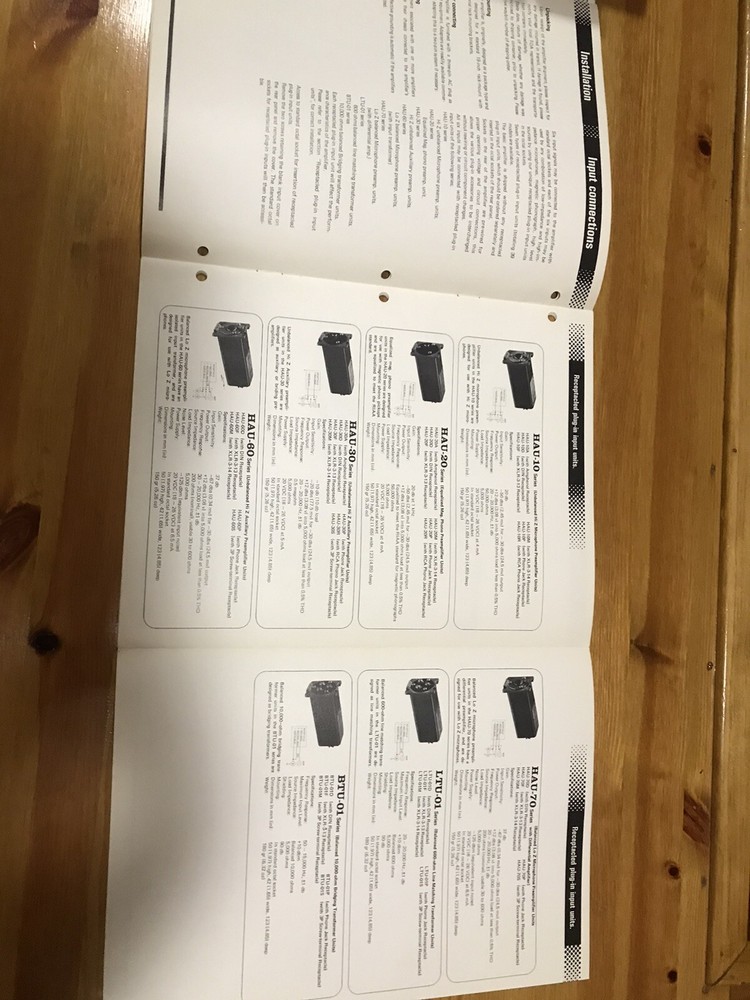 TOA Solid State PA Amplifier Operation Manual TA-956/957/958