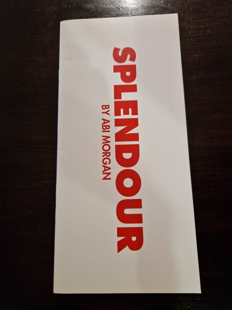 Splendour Donmar Warehouse Programme Zawe Ashton Sinead Cusack