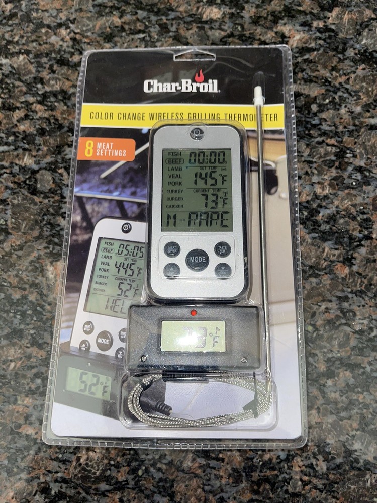 Char-Broil Color Change Wireless Programmable Meat Thermometer
