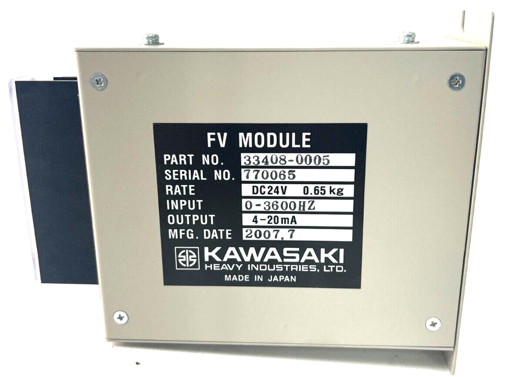 KAWASAKI 33408-0005 FV MODULE ACTUATOR CONTROL