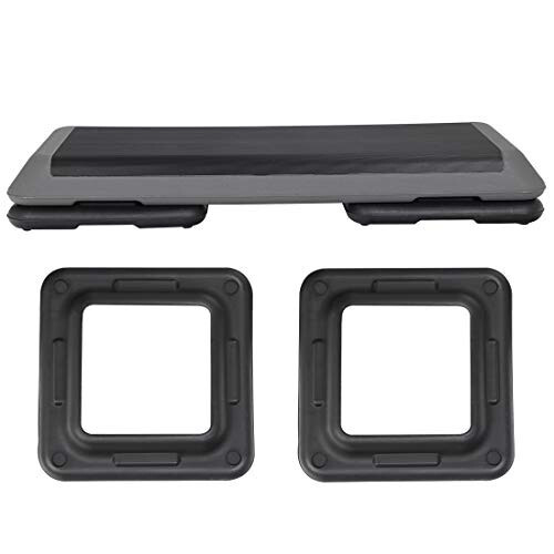 43 inch Aerobic Exercise Step Platform Adjustable Height Stepper Exercise Workou
