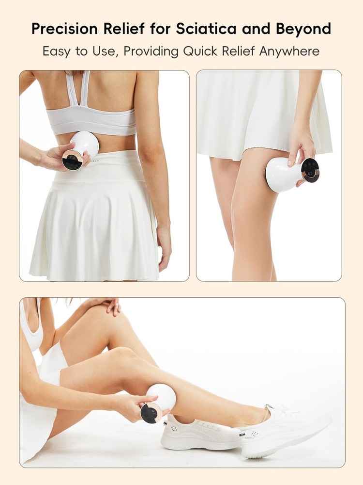 Sciatica Pain Relief Devices – Deep Tissue Massager with Multi-Mode Techno