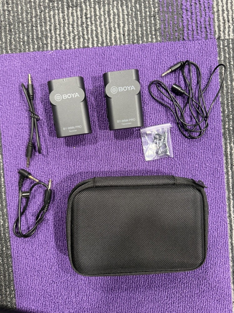 BOYA BY-WM4 Pro Wireless microphone system For Recording Devices