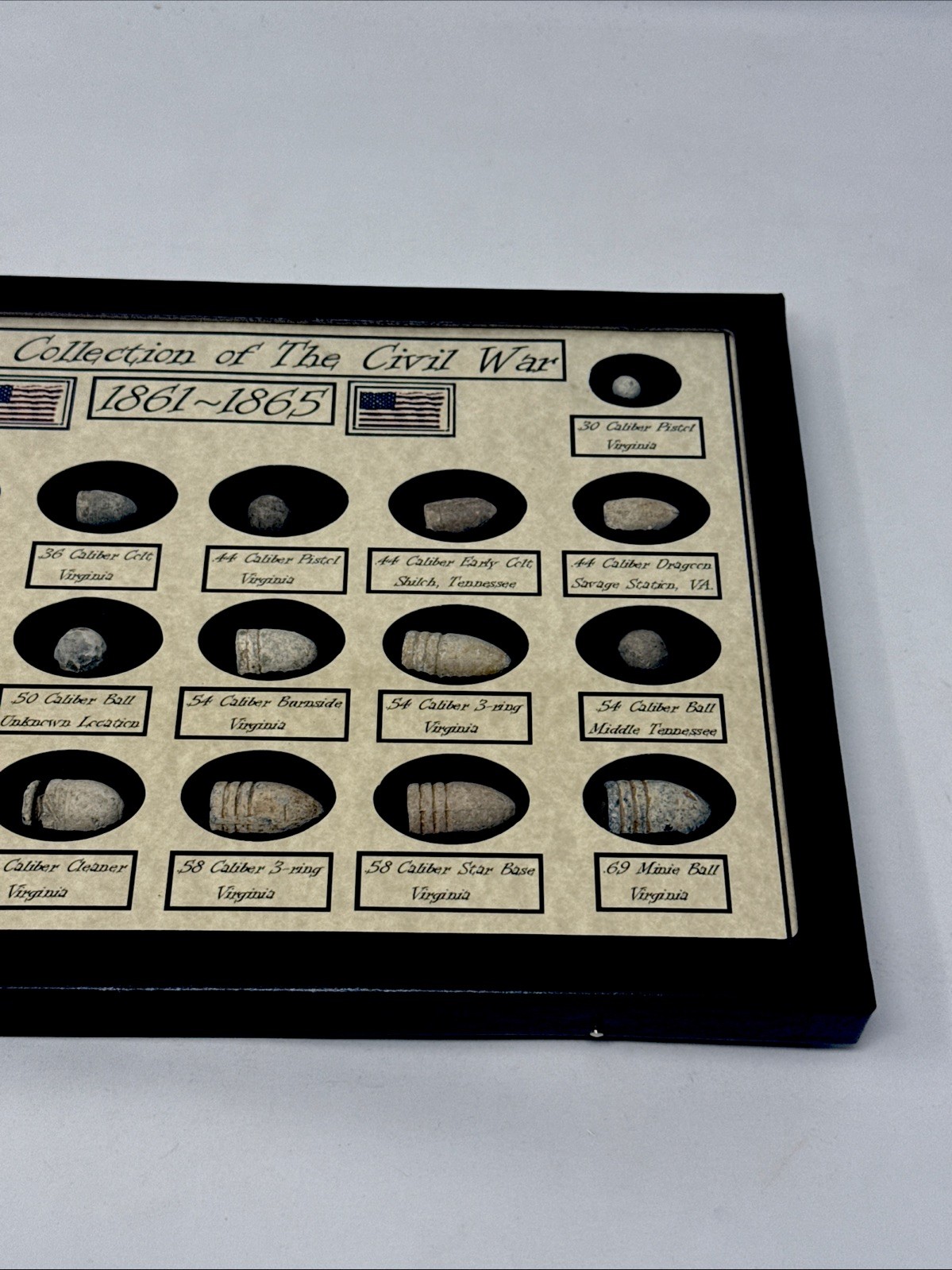 Authentic 20 Piece Civil War Relic Collection of The Civil War Display Set