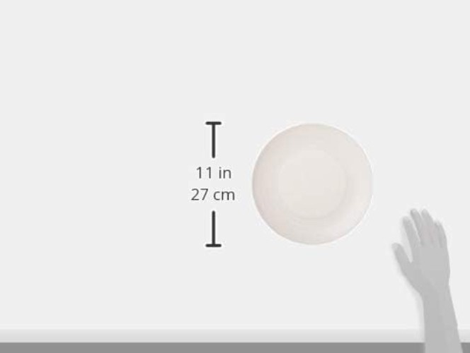 Polypropylene Plates Microwave Serveware, 10", White