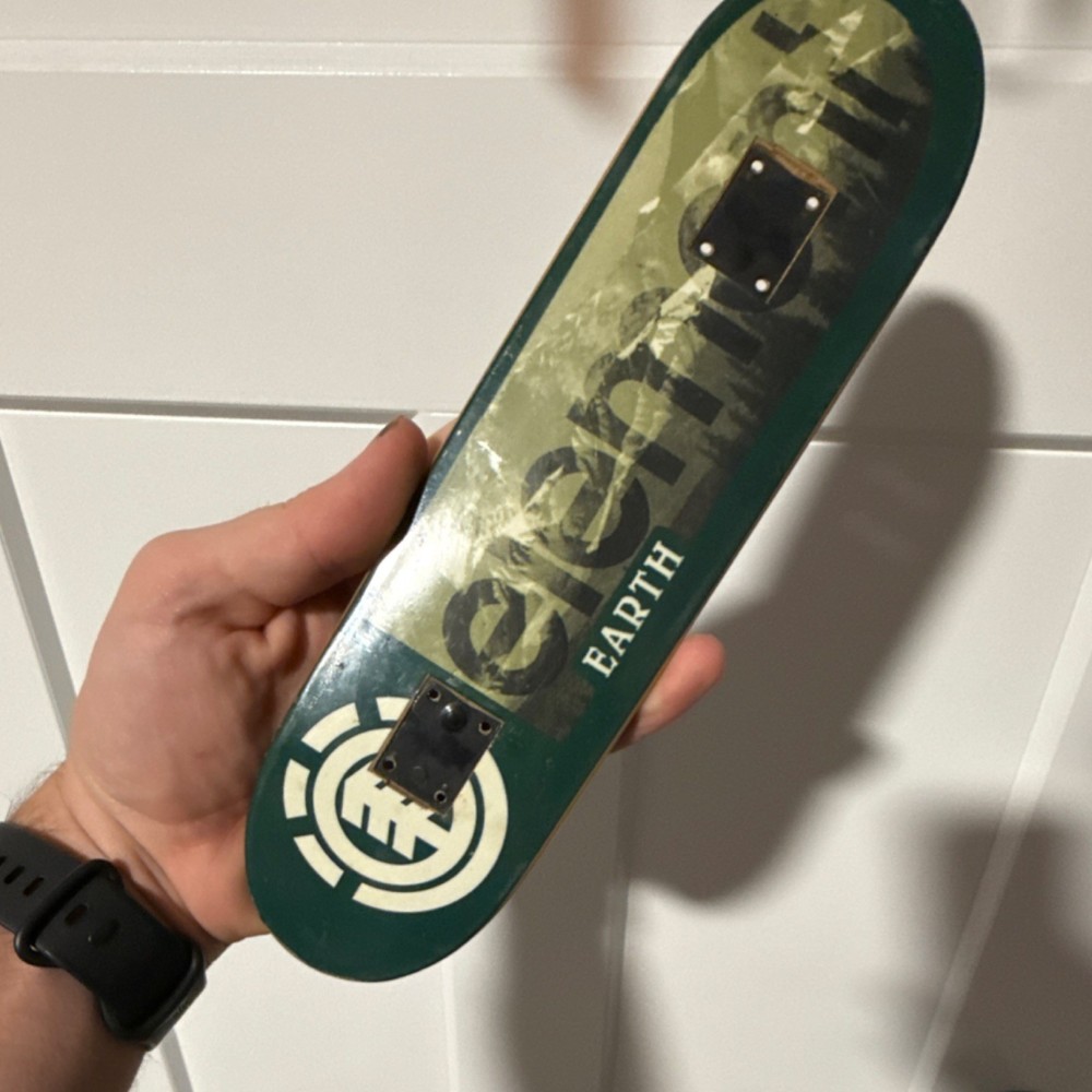 Element Earth Fingerboard Skateboard Deck Green