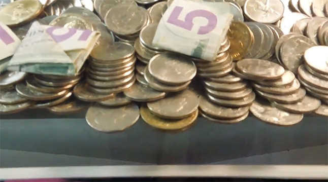 Quarter Coin Pusher Slider