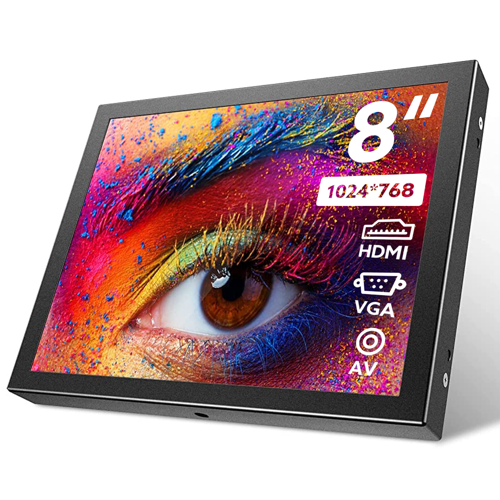 EYOYO 5" 7" 8" Mini Monitor LCD Screen Display USB/HDMI /VGA/AV Input Interface