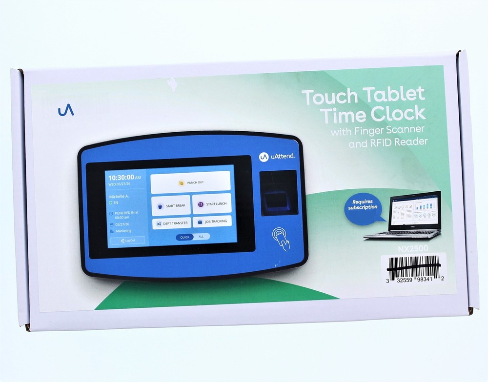 uAttend Touch Tablet Time Clock NX2500