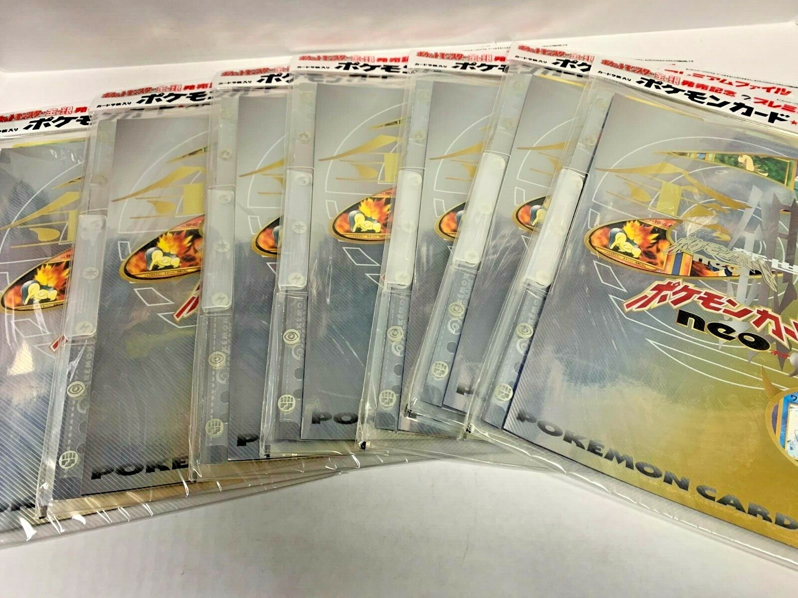 1999 POKEMON NEO GENESIS SERIES 1 BINDER 9 CARD JAPANESE HOLO PROMO FILE NEW U.S