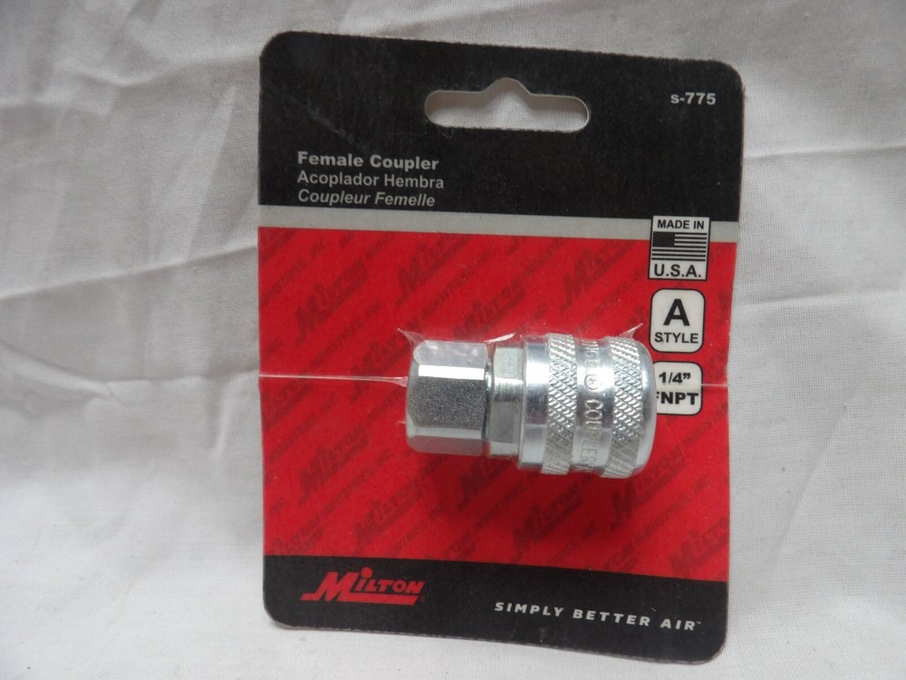 Milton Female Coupler #s-775
