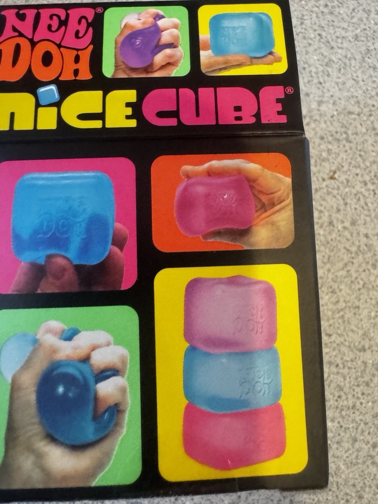 New Nee Doh Nice Cube Purple Super Solid Squish