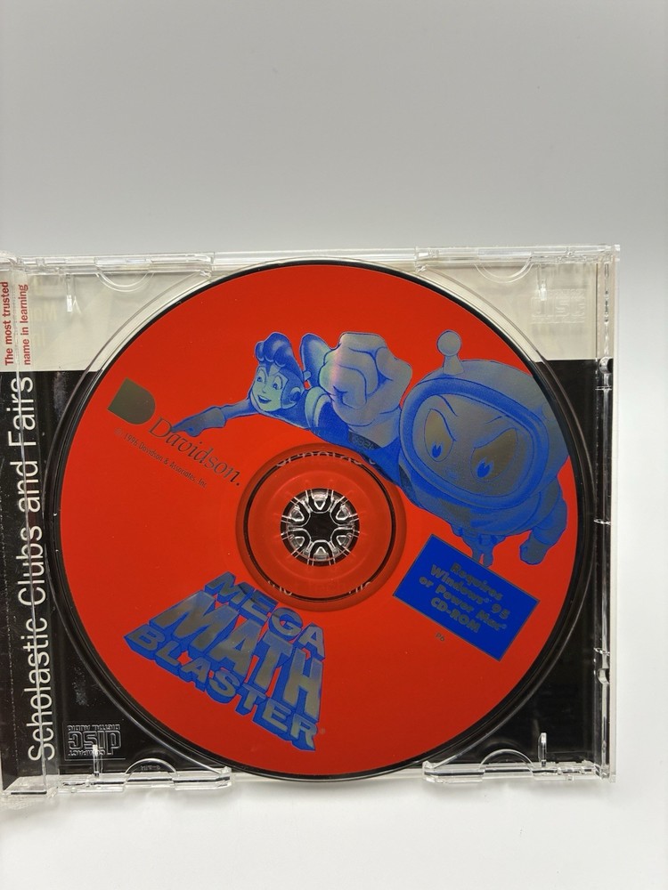 Mega math blaster ages 6-12 (win 95 or power mac) CD-ROM - Good