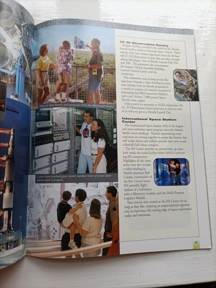 NASA 2000 KENNEDY SPACE CENTRE OFFICIAL TOURBOOK