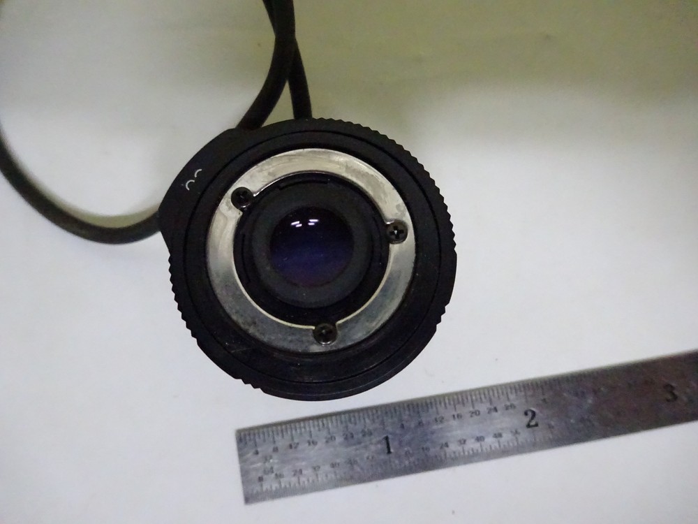 MICROSCOPE PART OPTICAL COMPUTAR 8 mm TV LENS CAMERA OPTICS AS IS BIN#P7-14