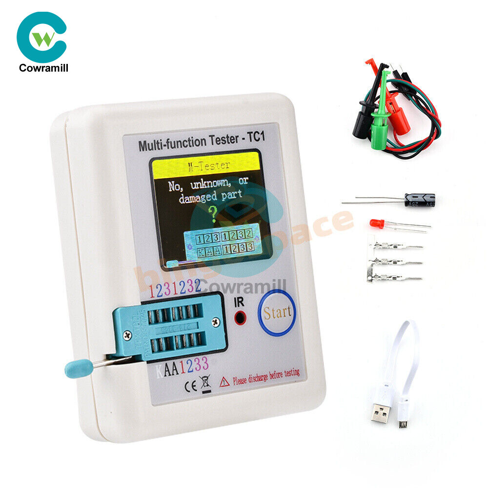 Transistor Tester TFT Diode Triode Capacitance Meter NPN PNP ESR MOSFET US