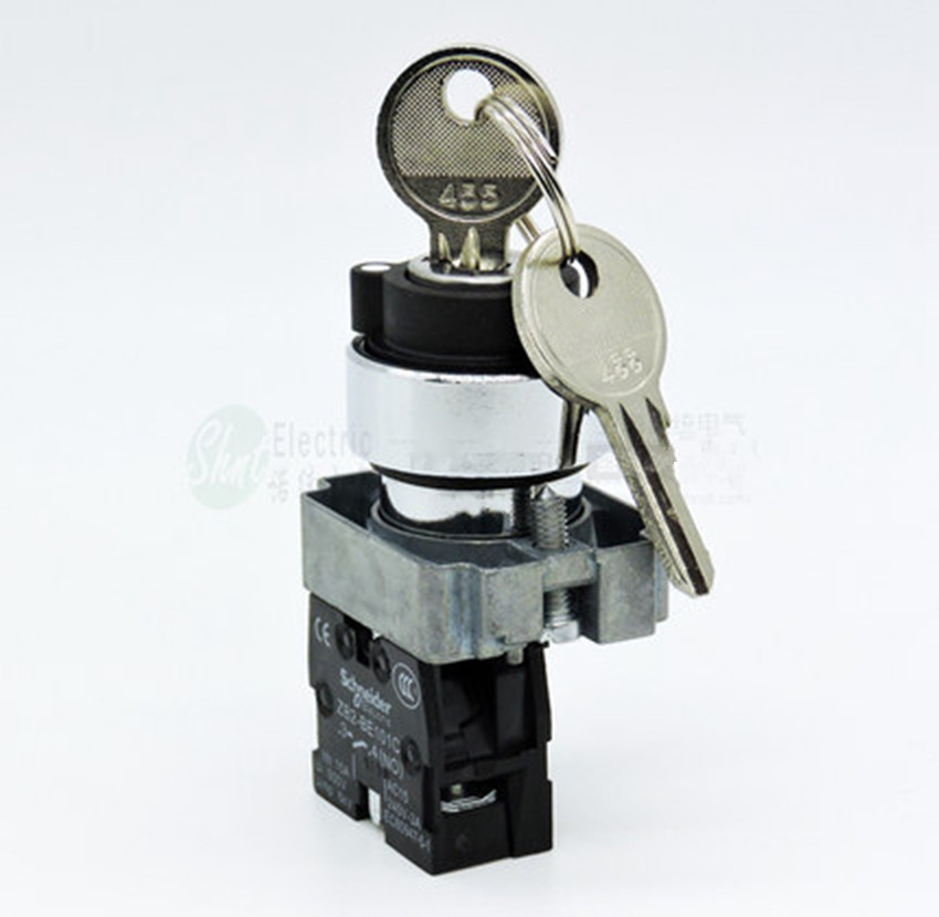 1pc New 2-speed Key Selector Switch XB2-BG61C