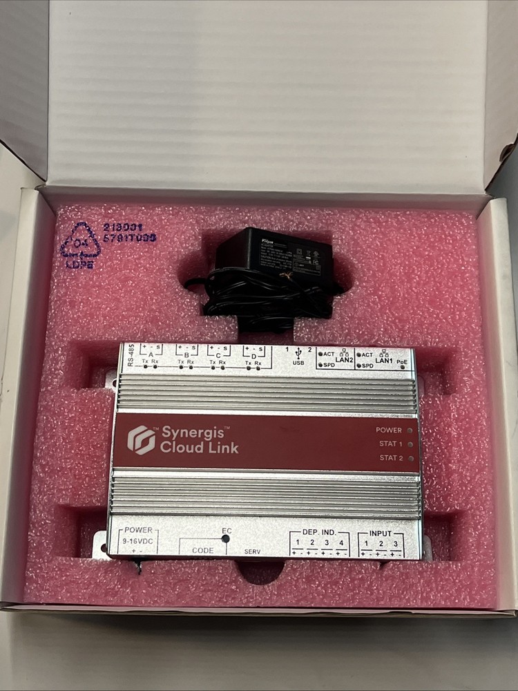 GENETEC Synergis Cloud Link POE GW Appliance Sy-Cloudlink Used, Pulled Working
