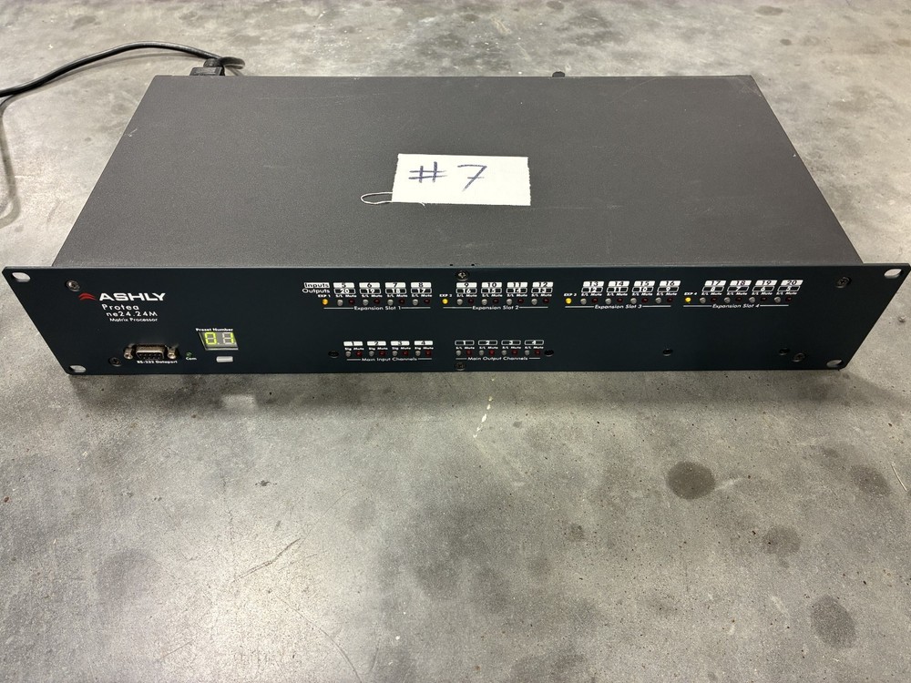 Ashly Protea Ne24.24m DSP Matrix Processor, 8 inputs/16 outputs (multiple avail)