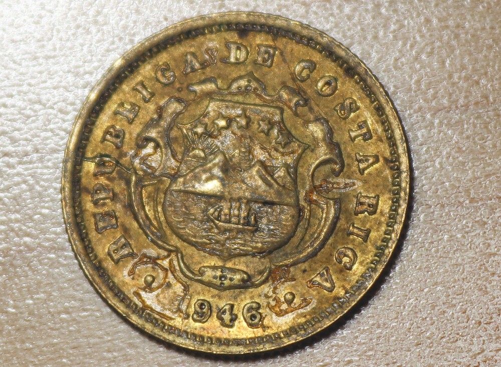 1946 Costa Rica 10 Centimos