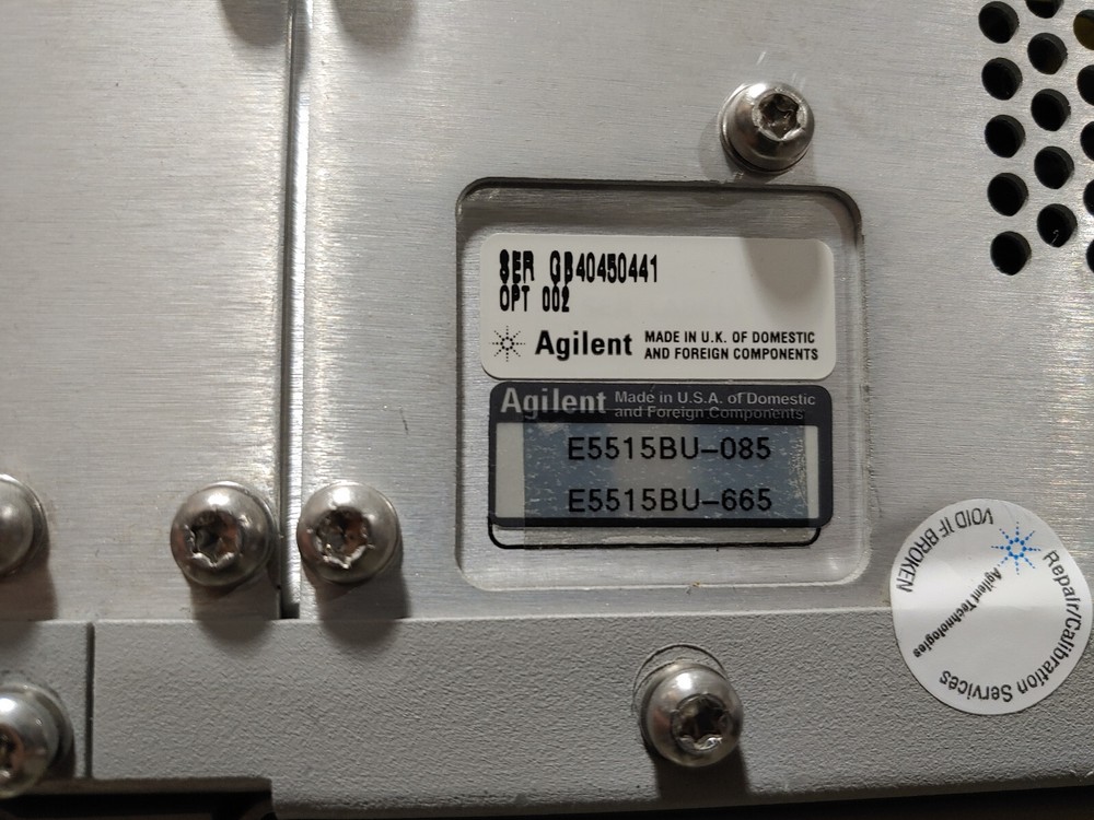 AGILENT E5515B 8960 Series Wireless Communication Test Set Opt 002