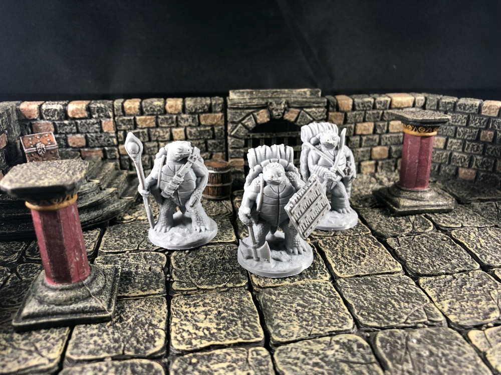 Turdle Explorers  - 3D Printed 28mm miniatures