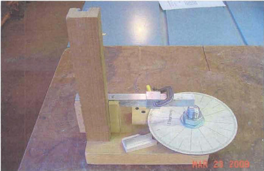 Segmenting Jig Adapter Post 1" 8 TPI