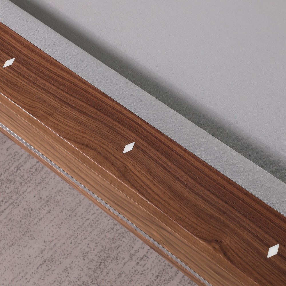 Playcraft Astral 8' Slate Pool Table, Walnut