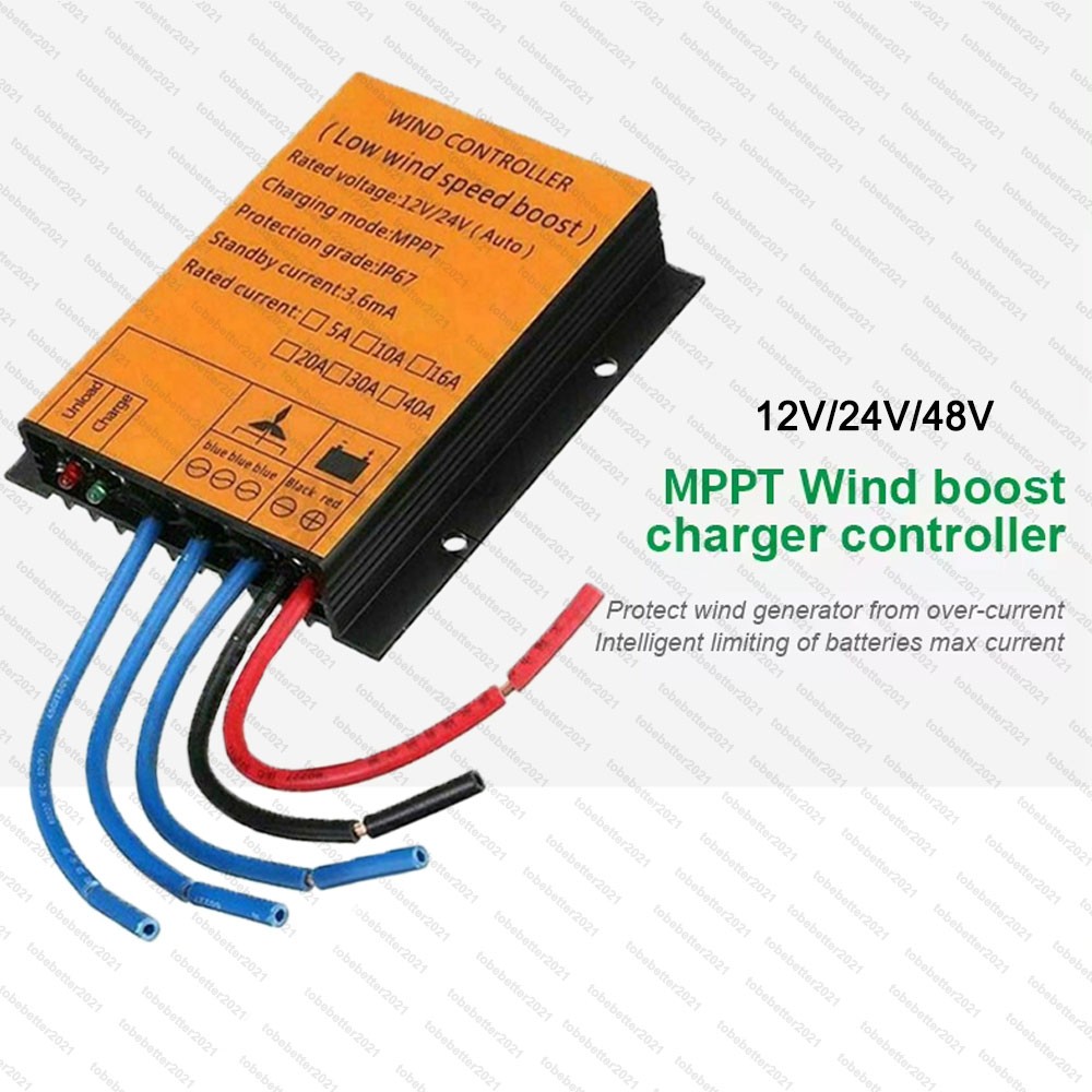 3000W 12V 24V 48V Charge Controller Wind Turbine Generator MPPT Regulator Boost