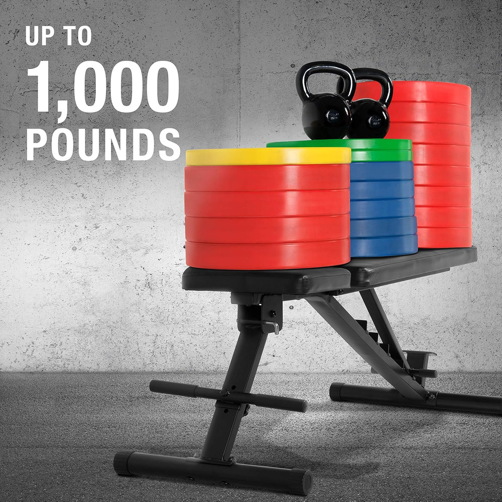 Multi-Purpose Adjustable Utility Strength Training Weight Bench | Multiple Optio