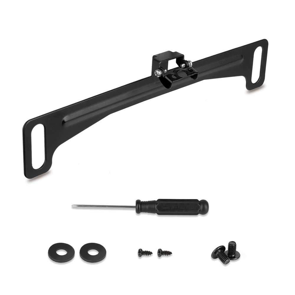 Universal（No Drilling Required） License Plate Camera Mount,Full Stainless Ste...
