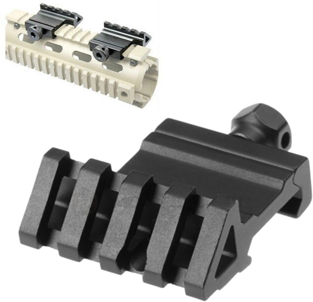 4pc 45 Degree Offset Picatinny /Weaver Rail Mount Offset 4 Slots for Optic Sight