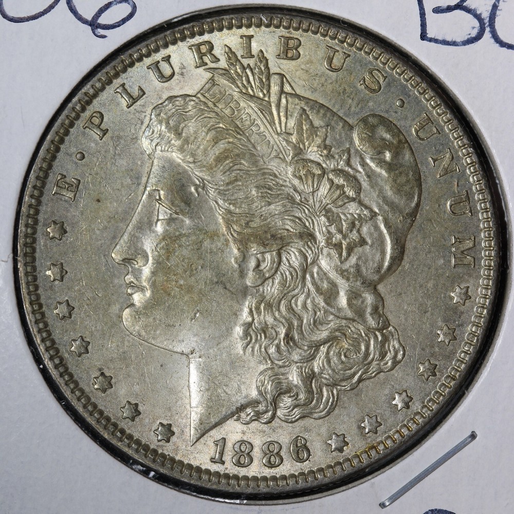 1886 Morgan Silver Dollar BU *UNCIRCULATED* MS E358 JEM