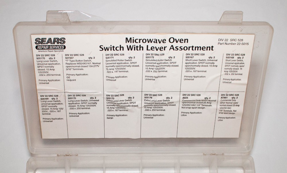 Sears A825 Microwave Switch