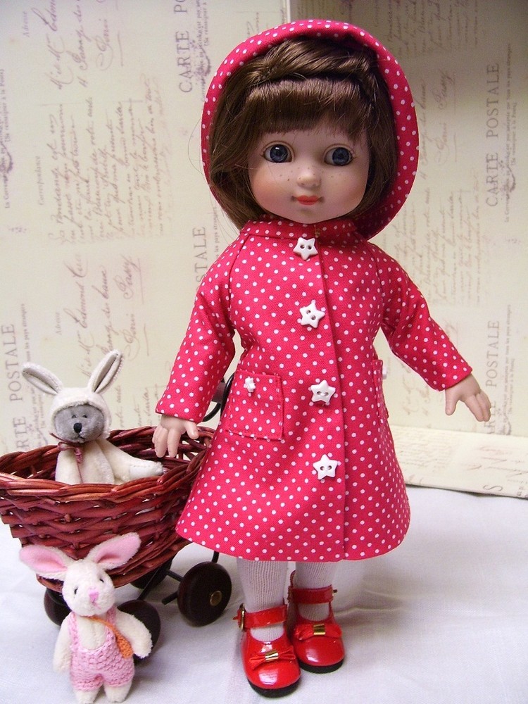 10" Tonner Patsy, Ann Estelle "Rainy Day" Dress, Coat and Hat Pattern