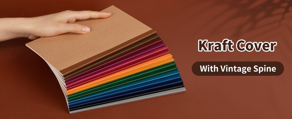 ALK Blank Notebook Journals Bulk, A5 Unlined Paper posit Notebook