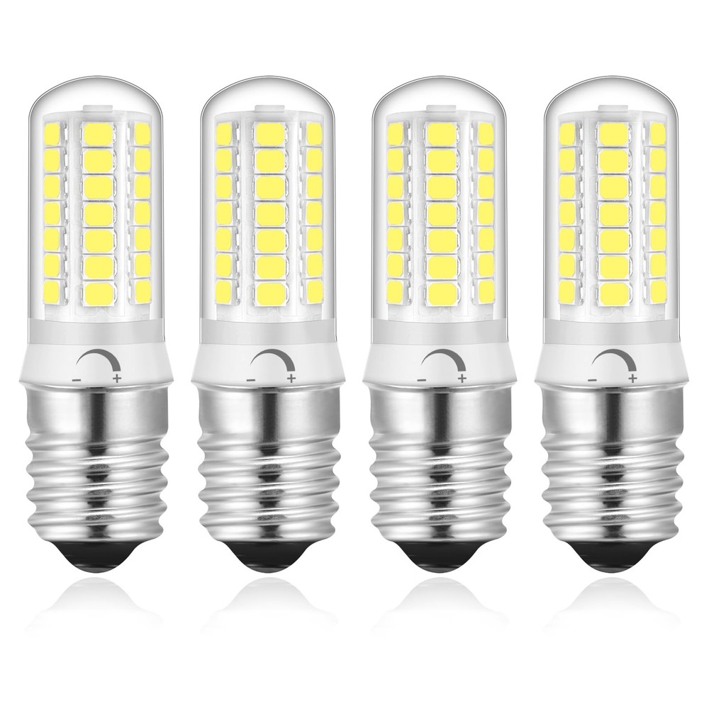 4 Pack E17 LED Bulb Dimmable, 4W Microwave Light Bulb,40Watt Halogen Equivale...