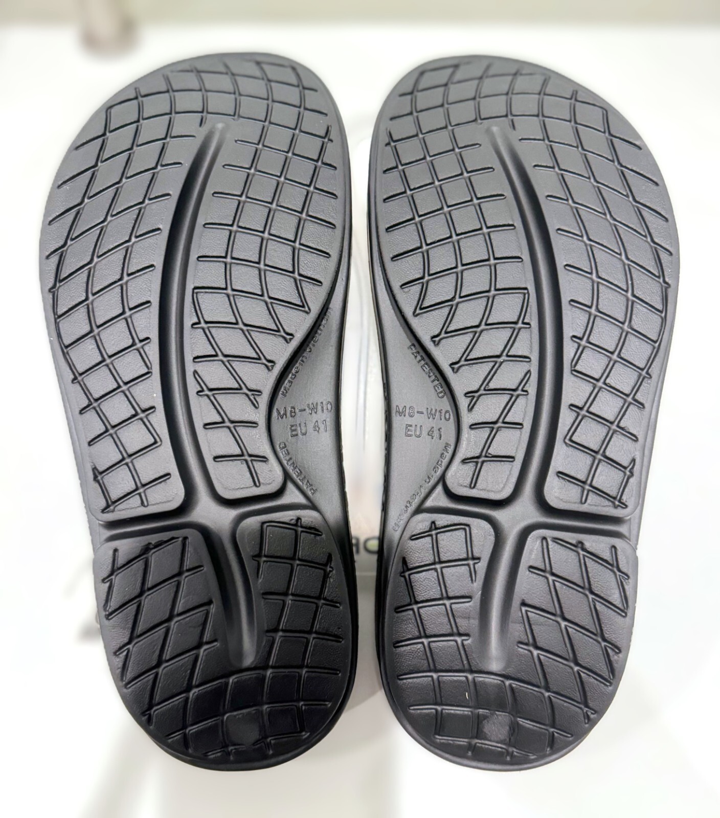 OOFOS OOAHH Sandal Slide Recovery Footware Unisex #1100 - Black - Choose Size