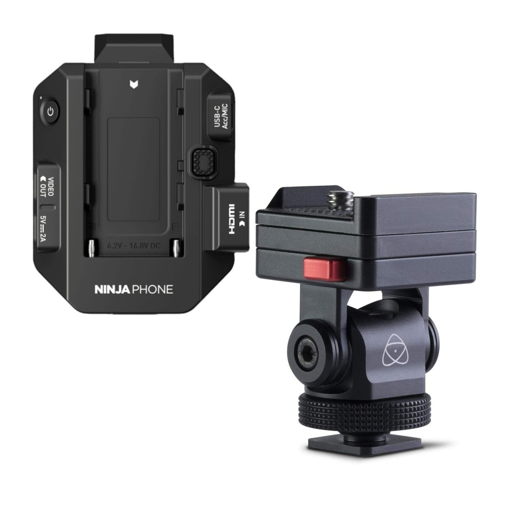 Atomos Ninja 10 Bit Video Co Processor Phone with AtomX Monitor Mount Bundle