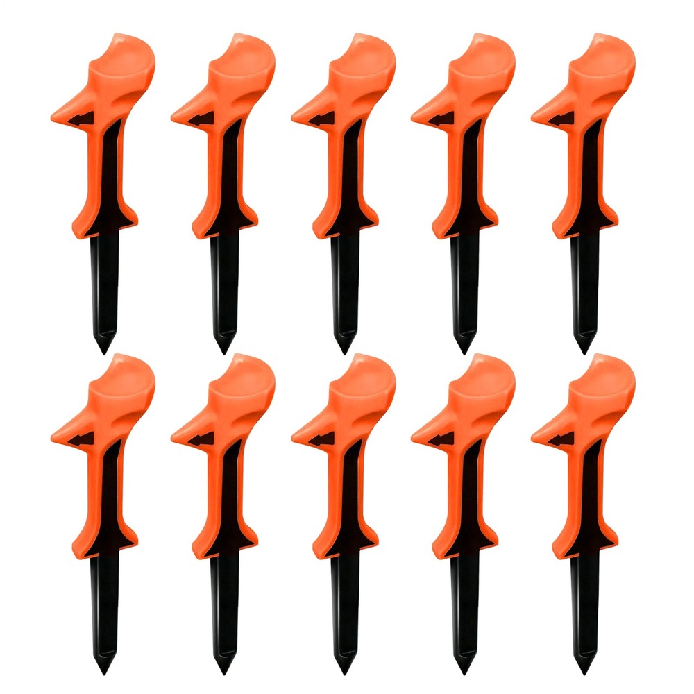 10PCS 10° Golf Tees Increases Speed Stand Balls Support Base Golf Holder